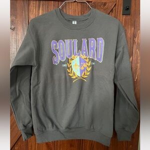 MARDI GRAS Grey and Purple Soulard Sweatshirt #soulard #StL #mardigras